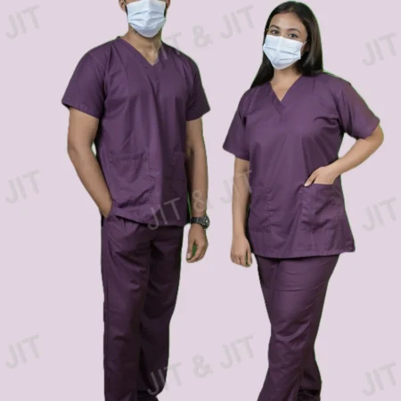 Scrub Suit - Wine Colour